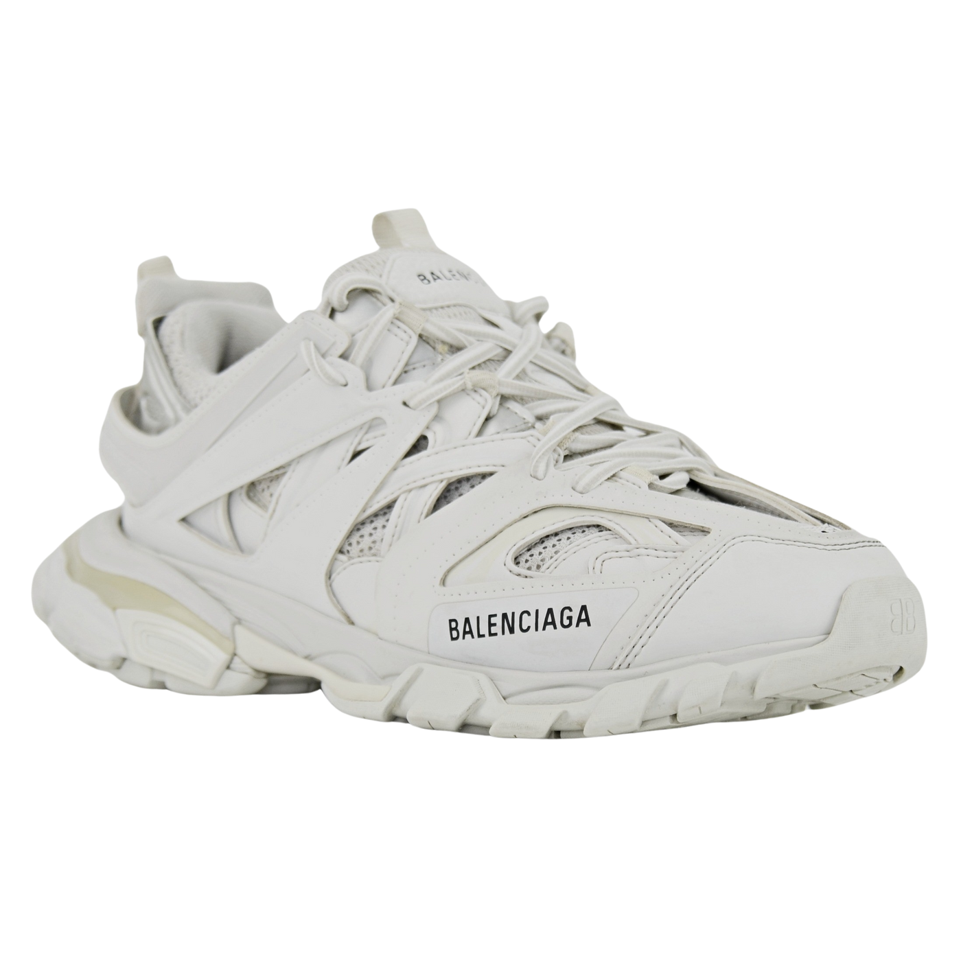 Balenciaga Track Trainer Laces | White & Grey