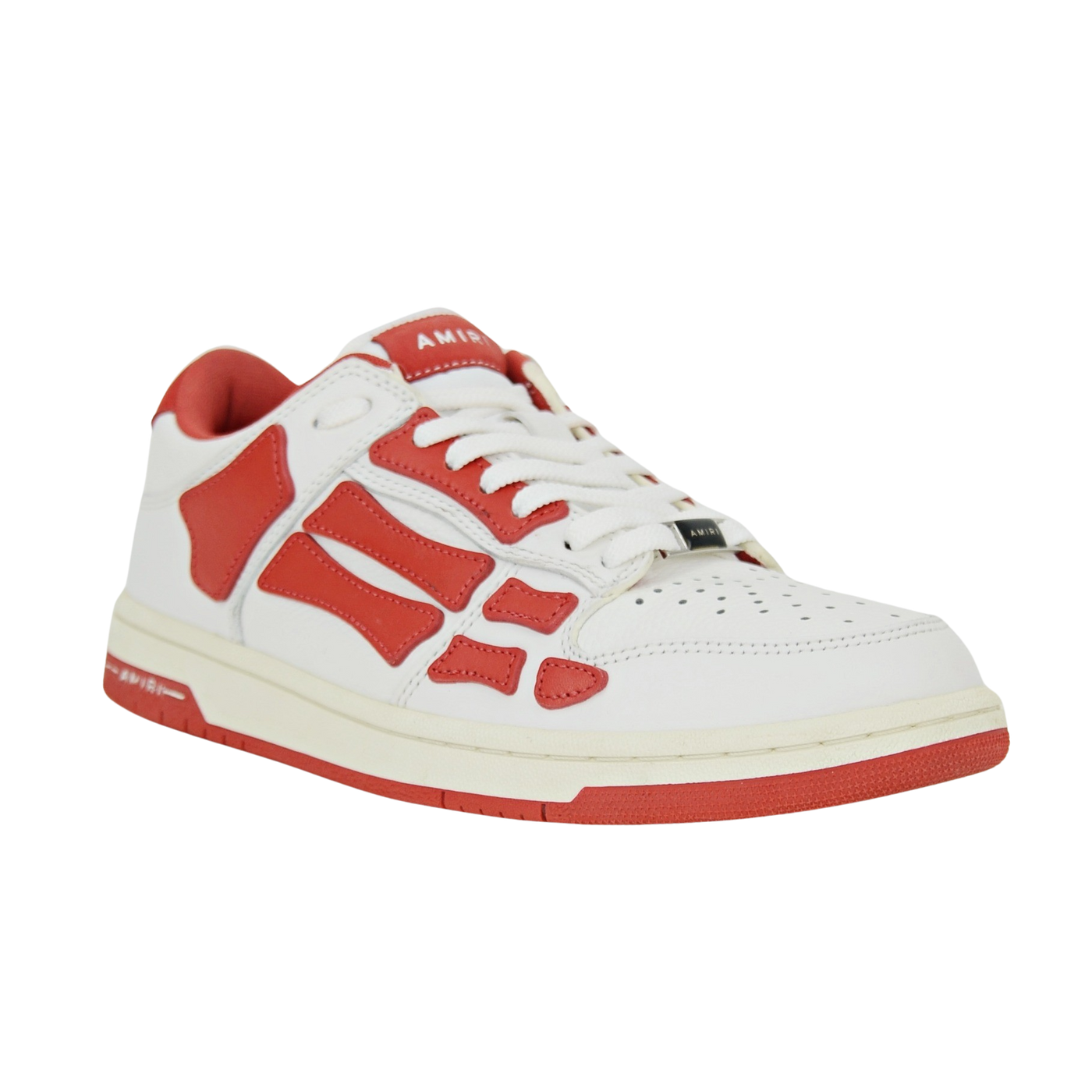 Amiri Skel Low Top | White & Red | Size 7