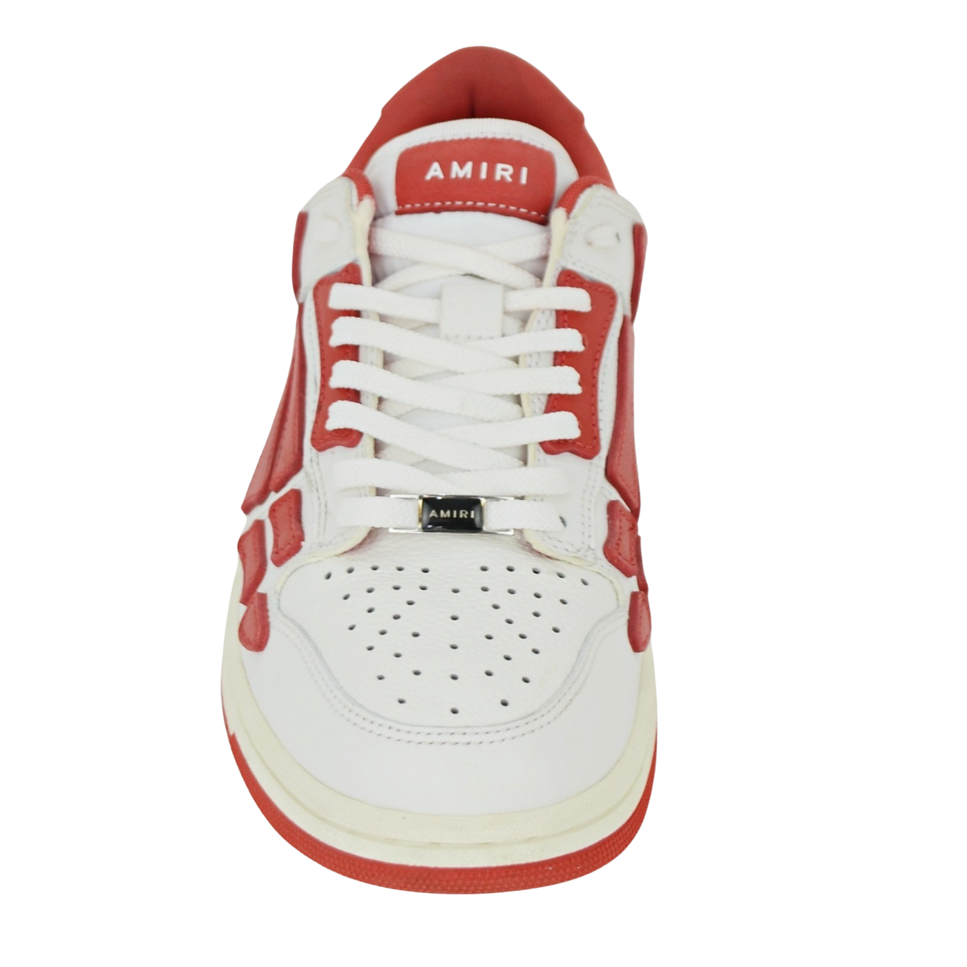 Amiri Skel Low Top | White & Red | Size 7