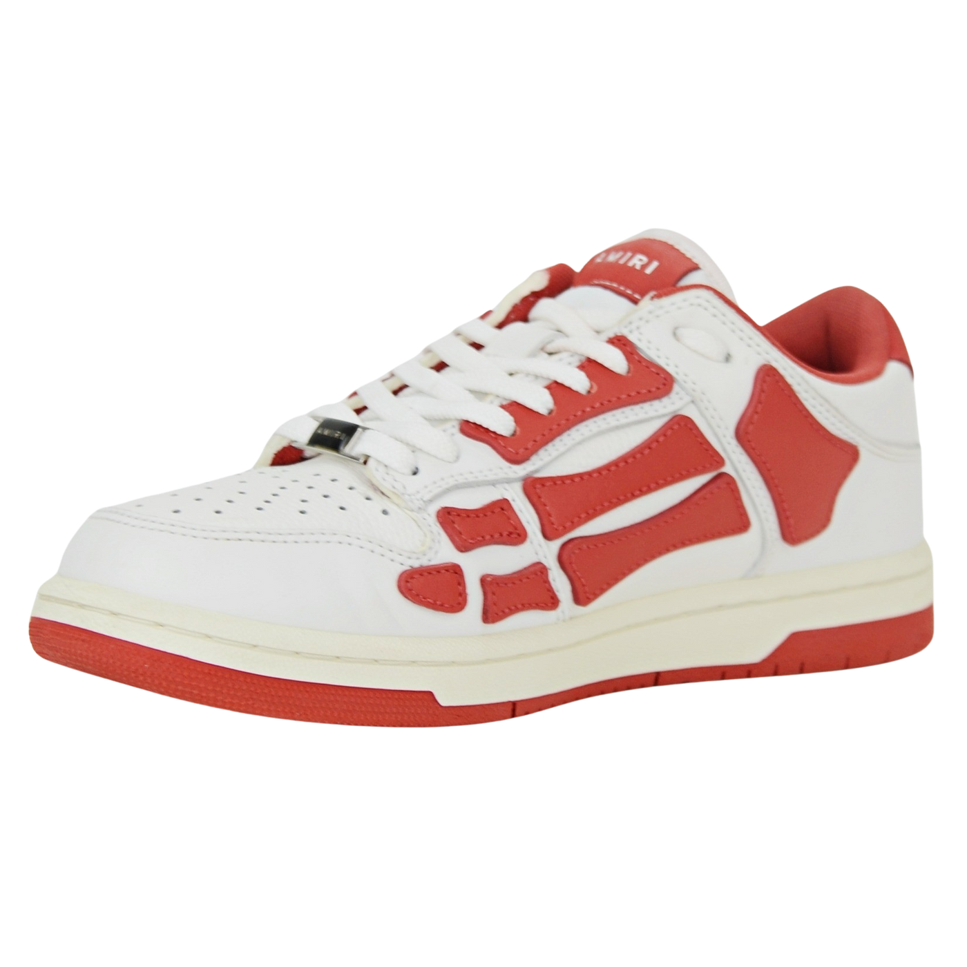 Amiri Skel Low Top | White & Red | Size 7