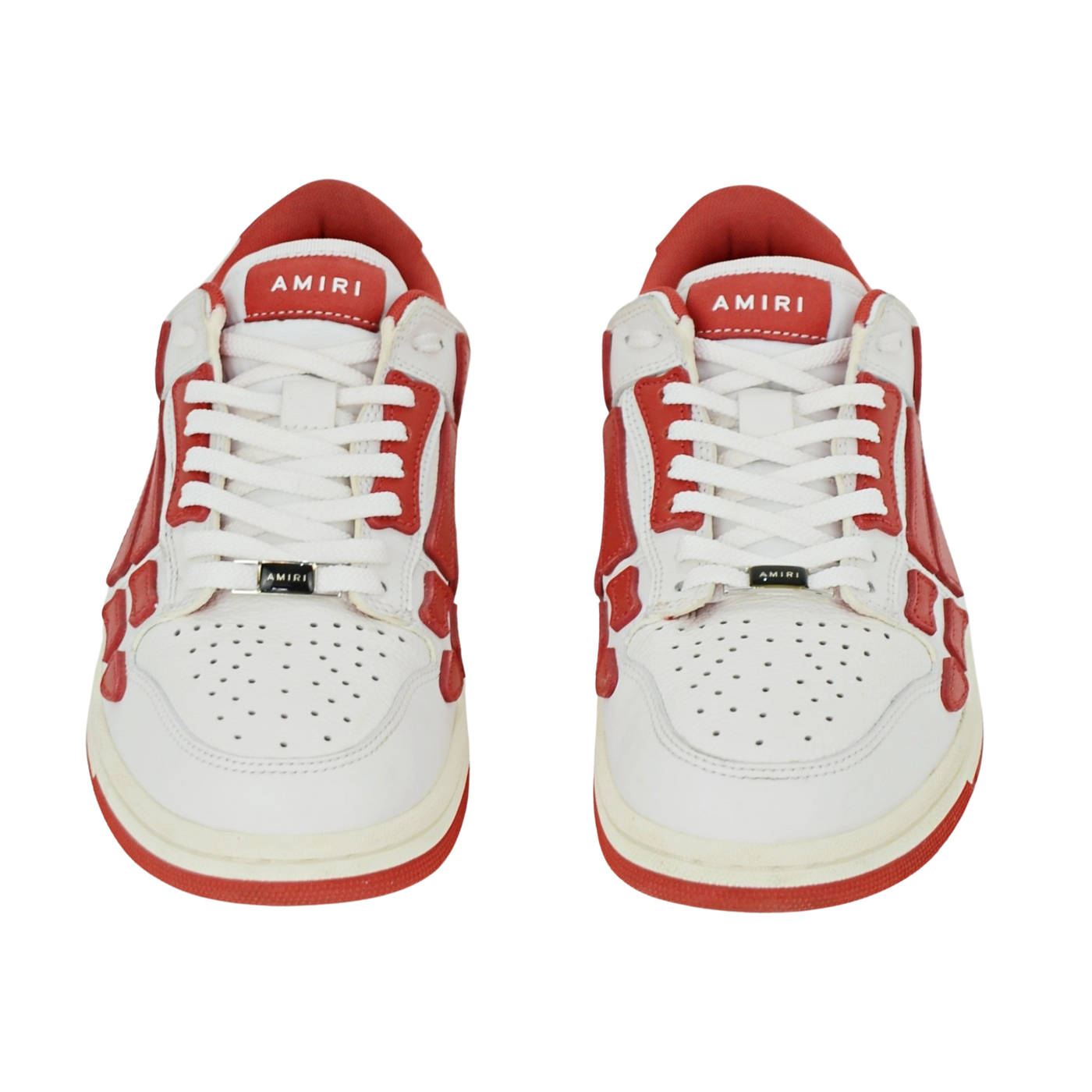 Amiri Skel Low Top | White & Red | Size 7