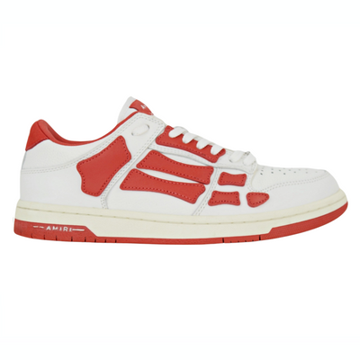 Amiri Skel Low Top | White & Red | Size 7