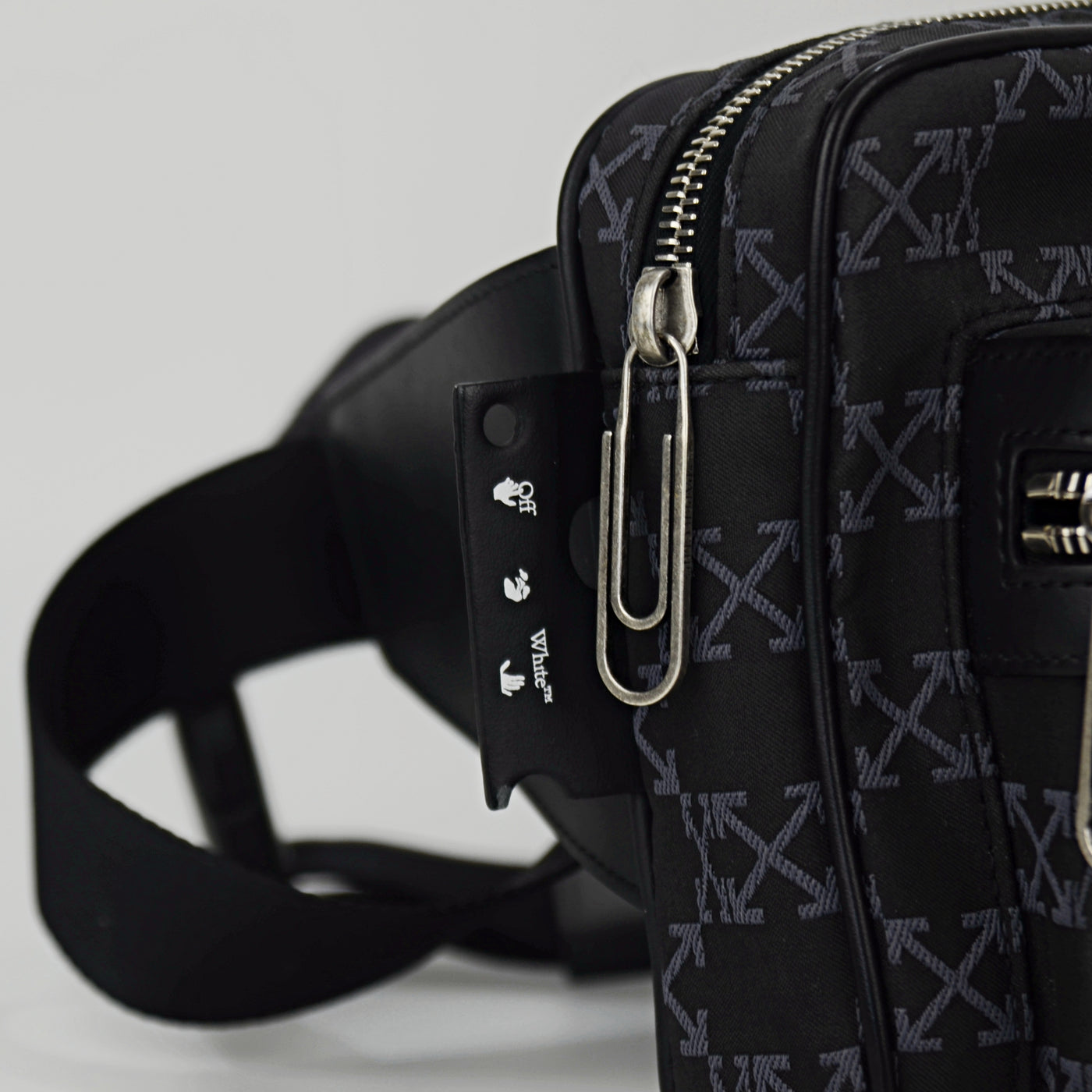 Off-White Crossbody Bag | Black Monogram