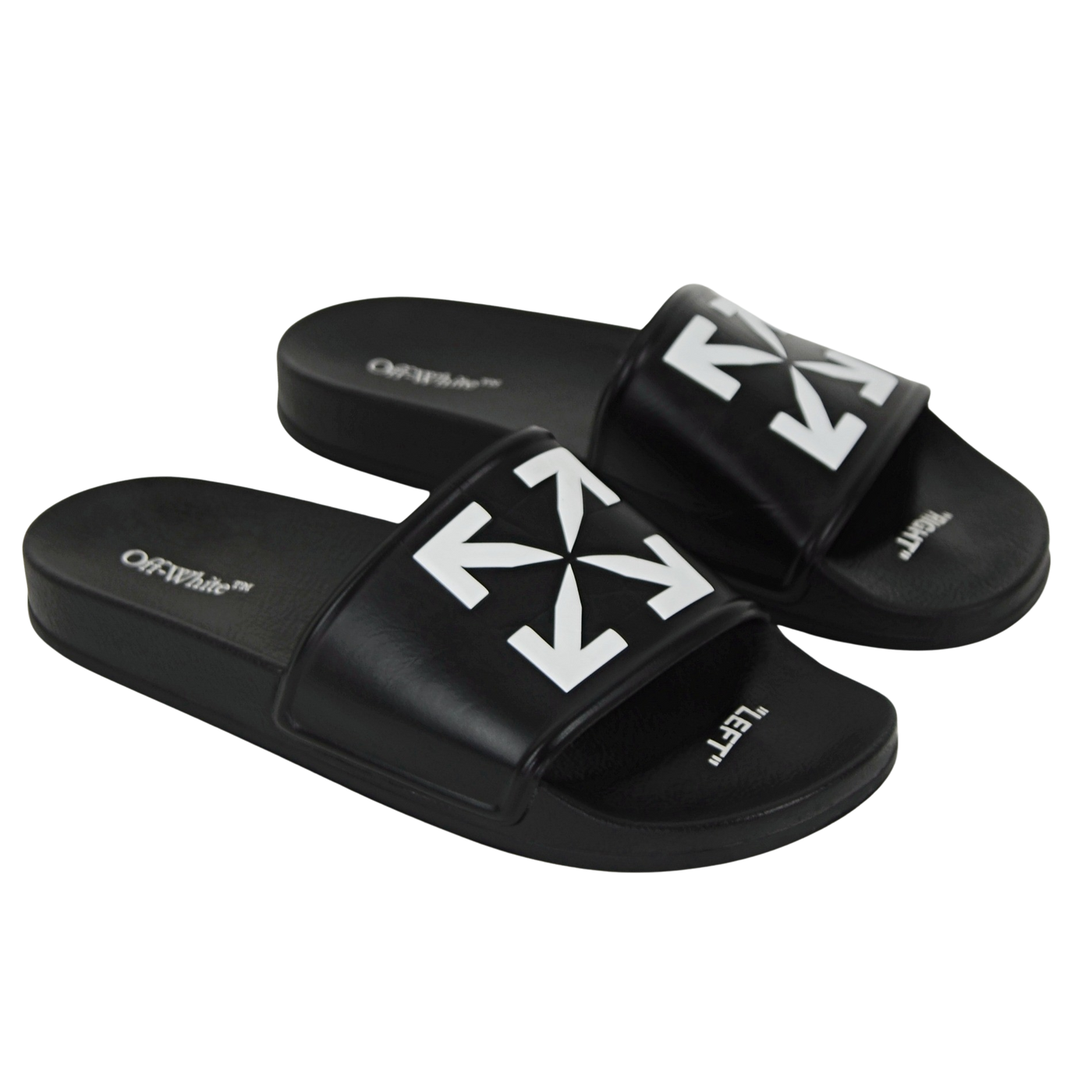 Off-White Arrow Sliders | BLACK | SIZE 10