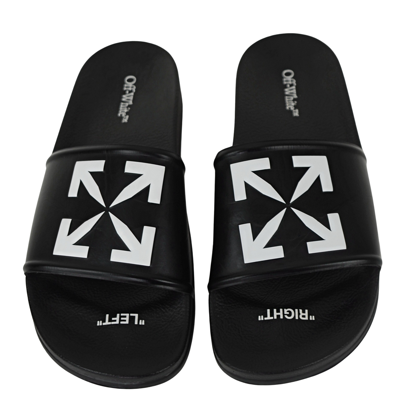 Off-White Arrow Sliders | BLACK | SIZE 10