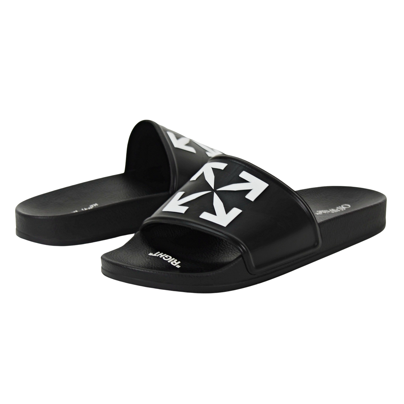 Off-White Arrow Sliders | BLACK | SIZE 10