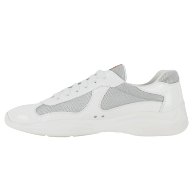 Prada America's Cup | White & Grey Patent | Size 9