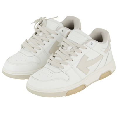 Off-White Out Of Office | White & Beige | Size 7