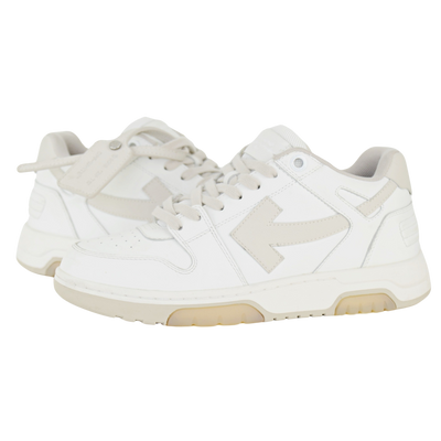 Off-White Out Of Office | White & Beige | Size 7