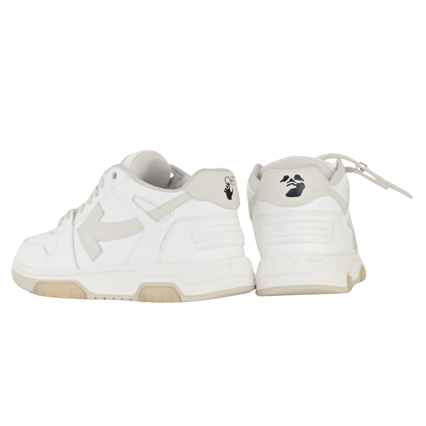 Off-White Out Of Office | White & Beige | Size 7