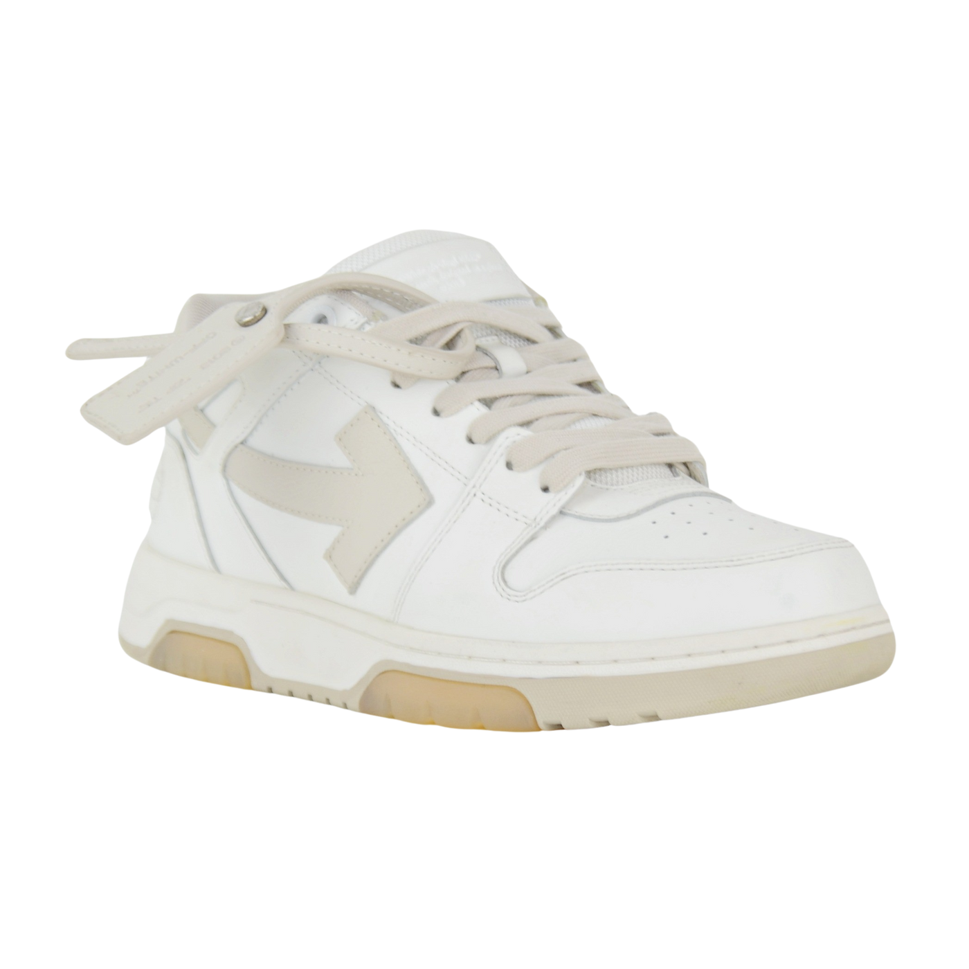 Off-White Out Of Office | White & Beige | Size 7