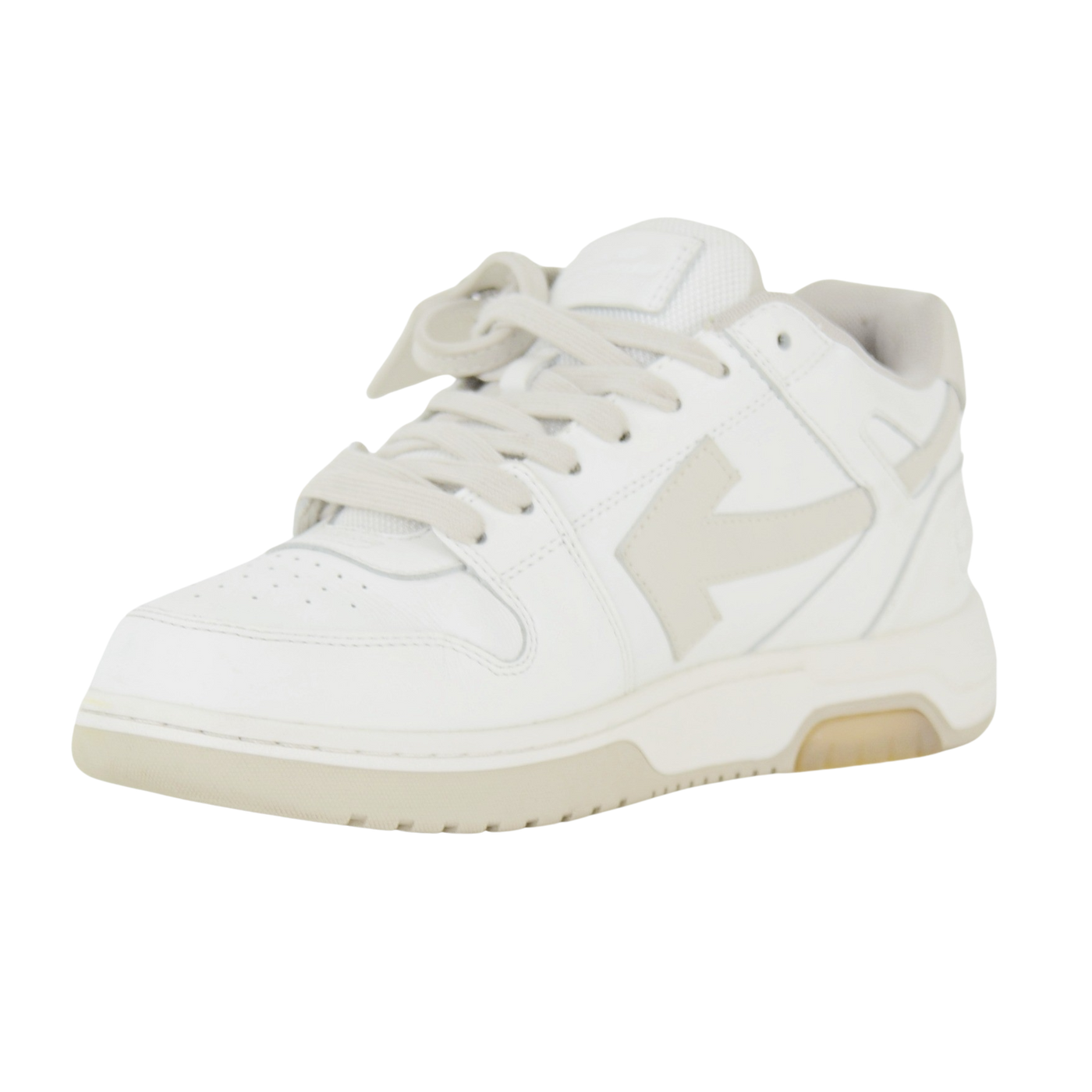 Off-White Out Of Office | White & Beige | Size 7