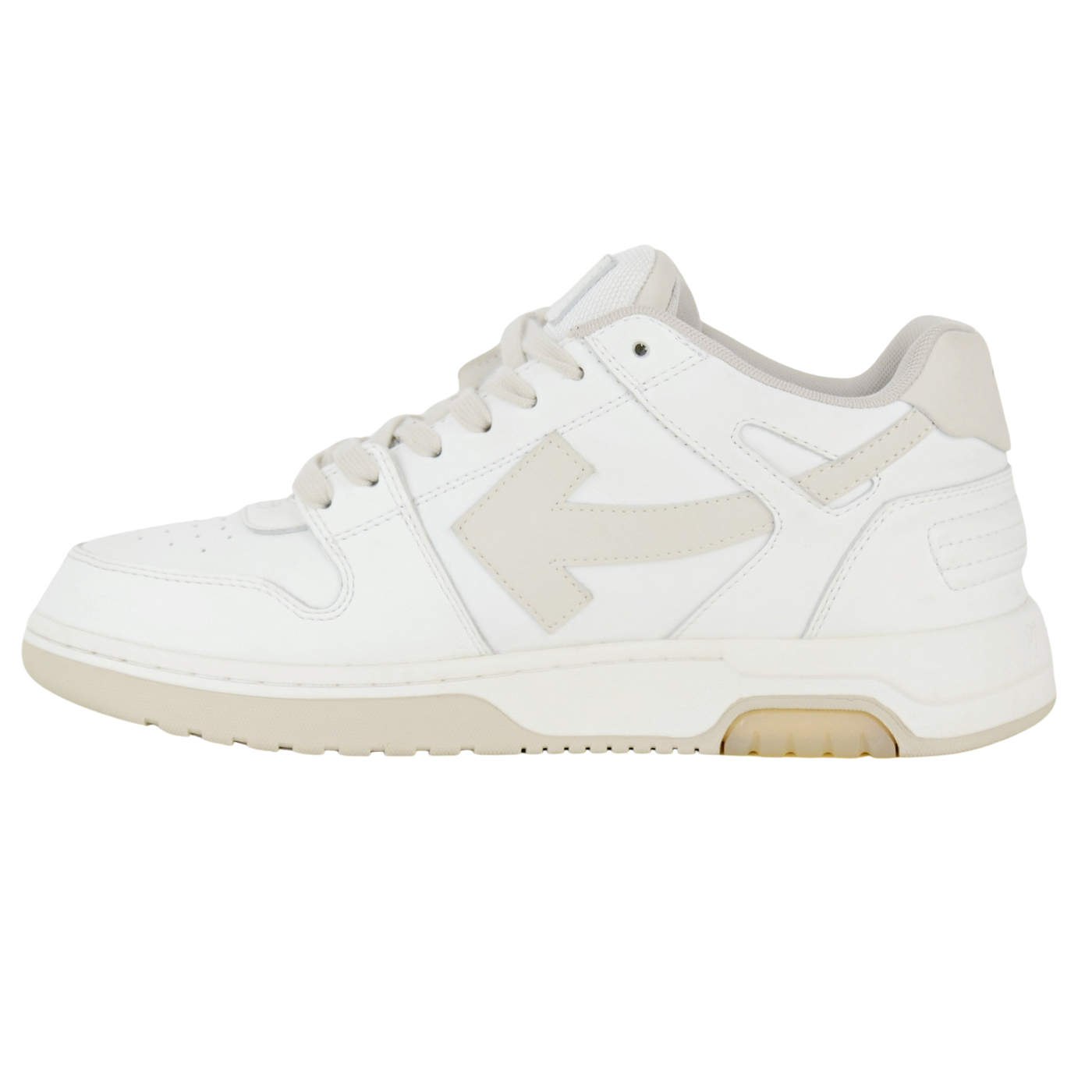 Off-White Out Of Office | White & Beige | Size 7