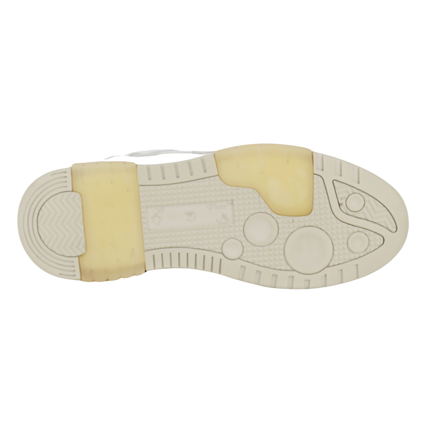 Off-White Out Of Office | White & Beige | Size 7