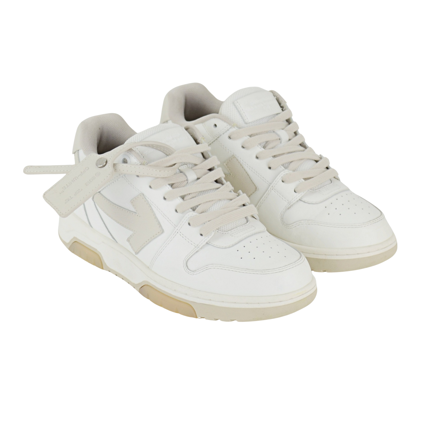 Off-White Out Of Office | White & Beige | Size 7