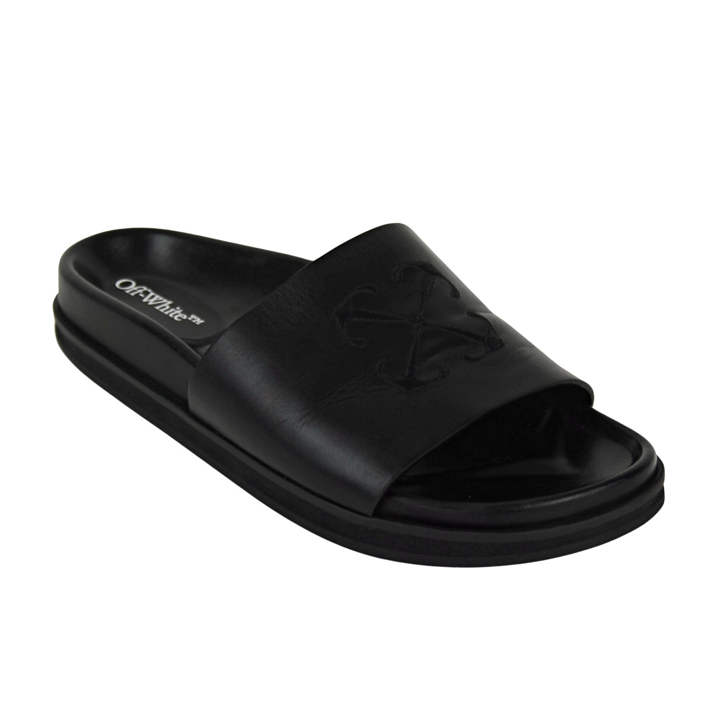 Off-White Pool Time Sliders | BLACK | SIZE 7