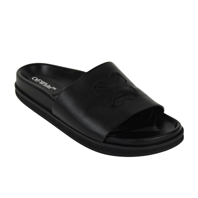 Off-White Pool Time Sliders | BLACK | SIZE 7