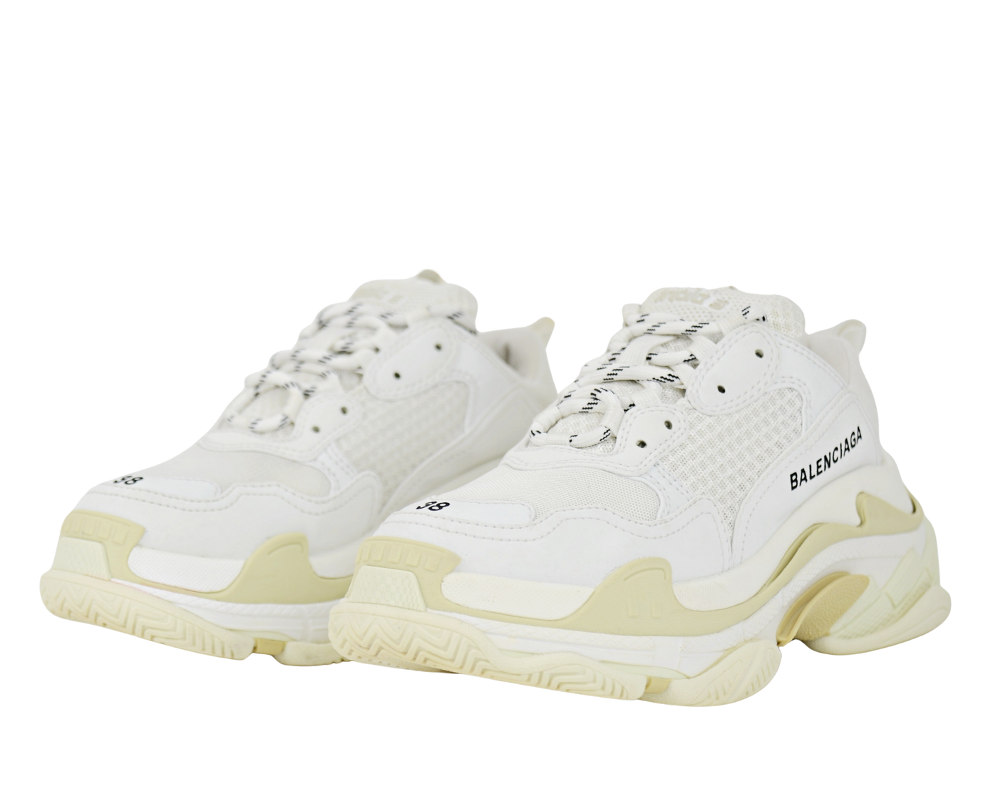 Womens Balenciaga Triple S | White | Size 5