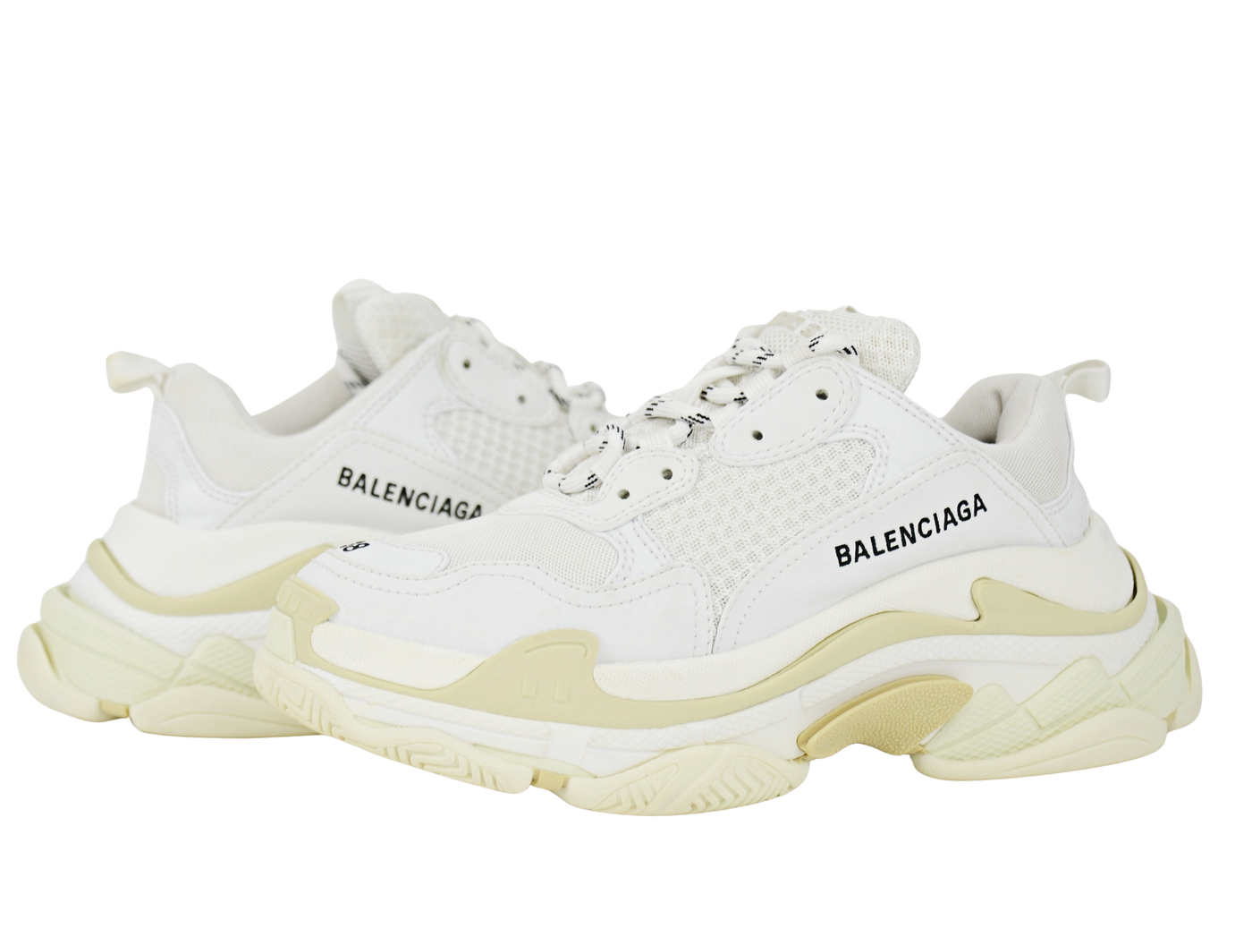 Womens Balenciaga Triple S | White | Size 5