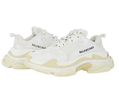 Womens Balenciaga Triple S | White | Size 5