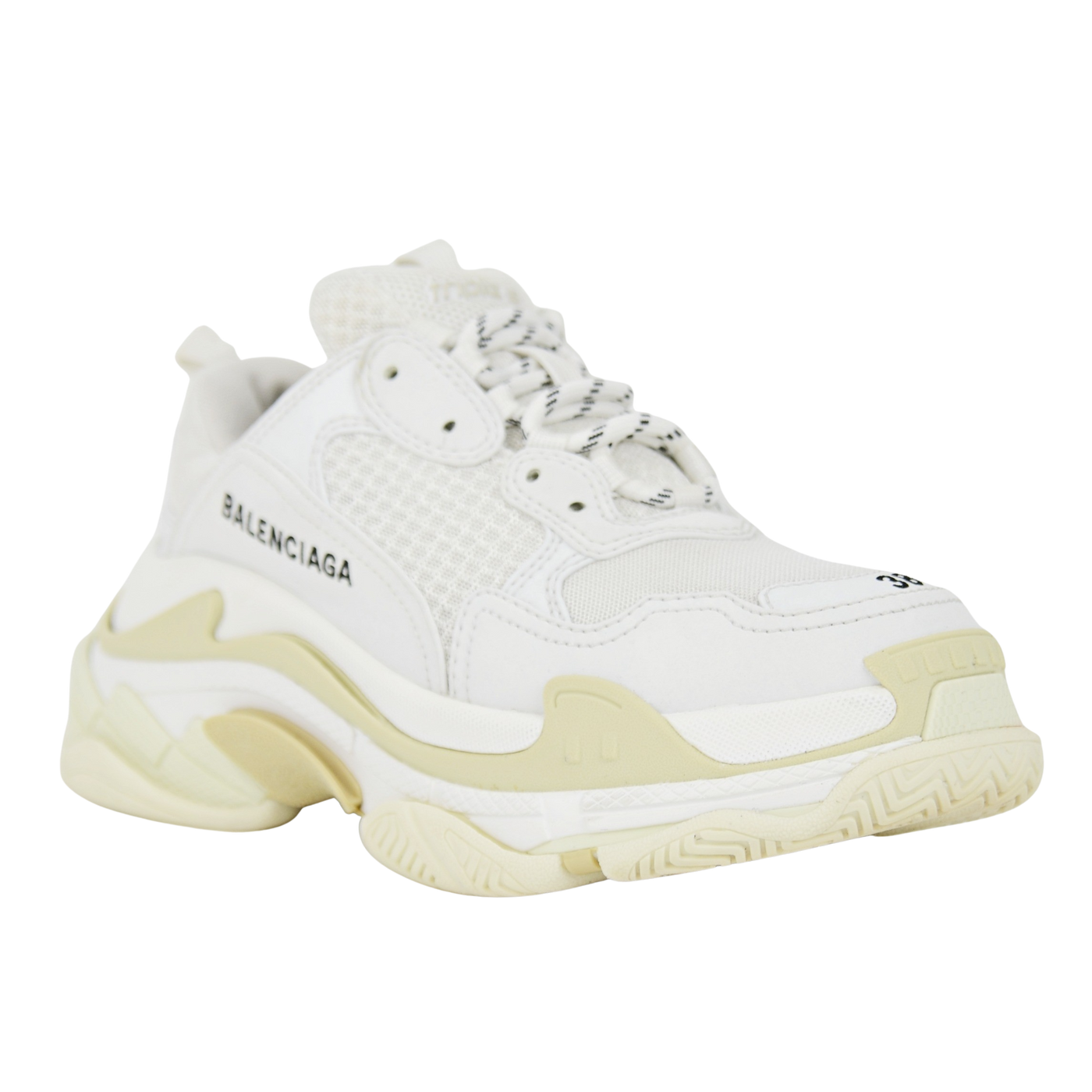 Womens Balenciaga Triple S | White | Size 5