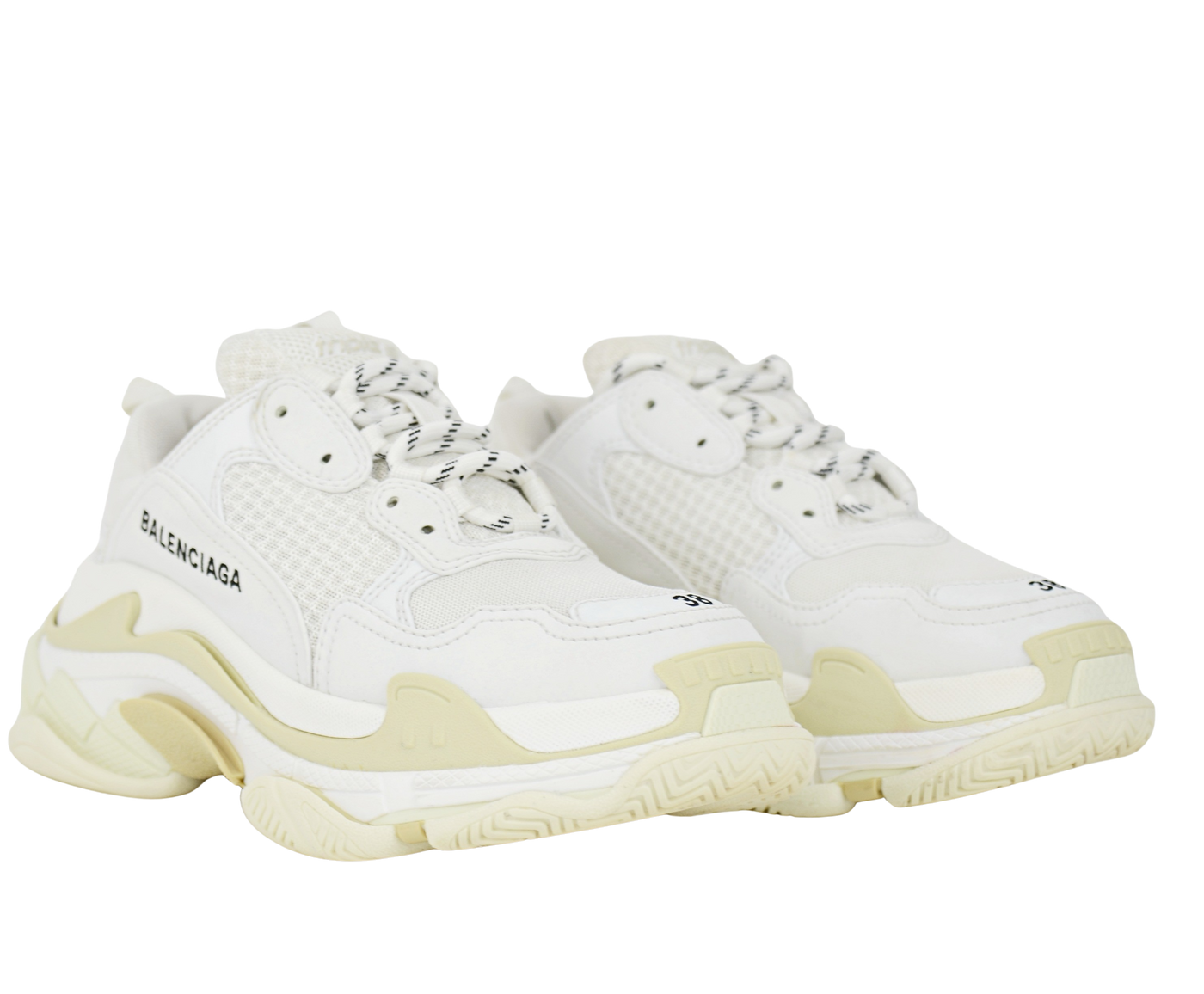 Womens Balenciaga Triple S | White | Size 5