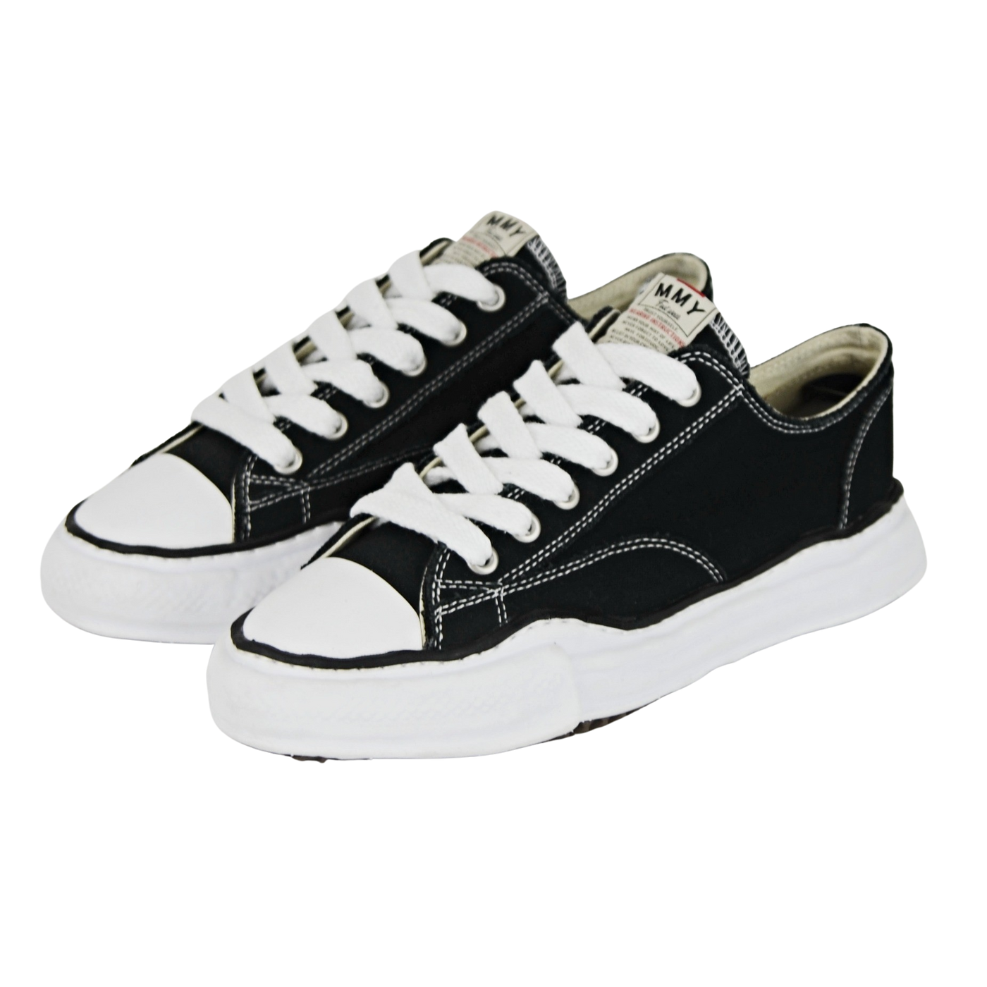 Maison Mihara Yasuhiro Peterson Low | Black & White | Size 10