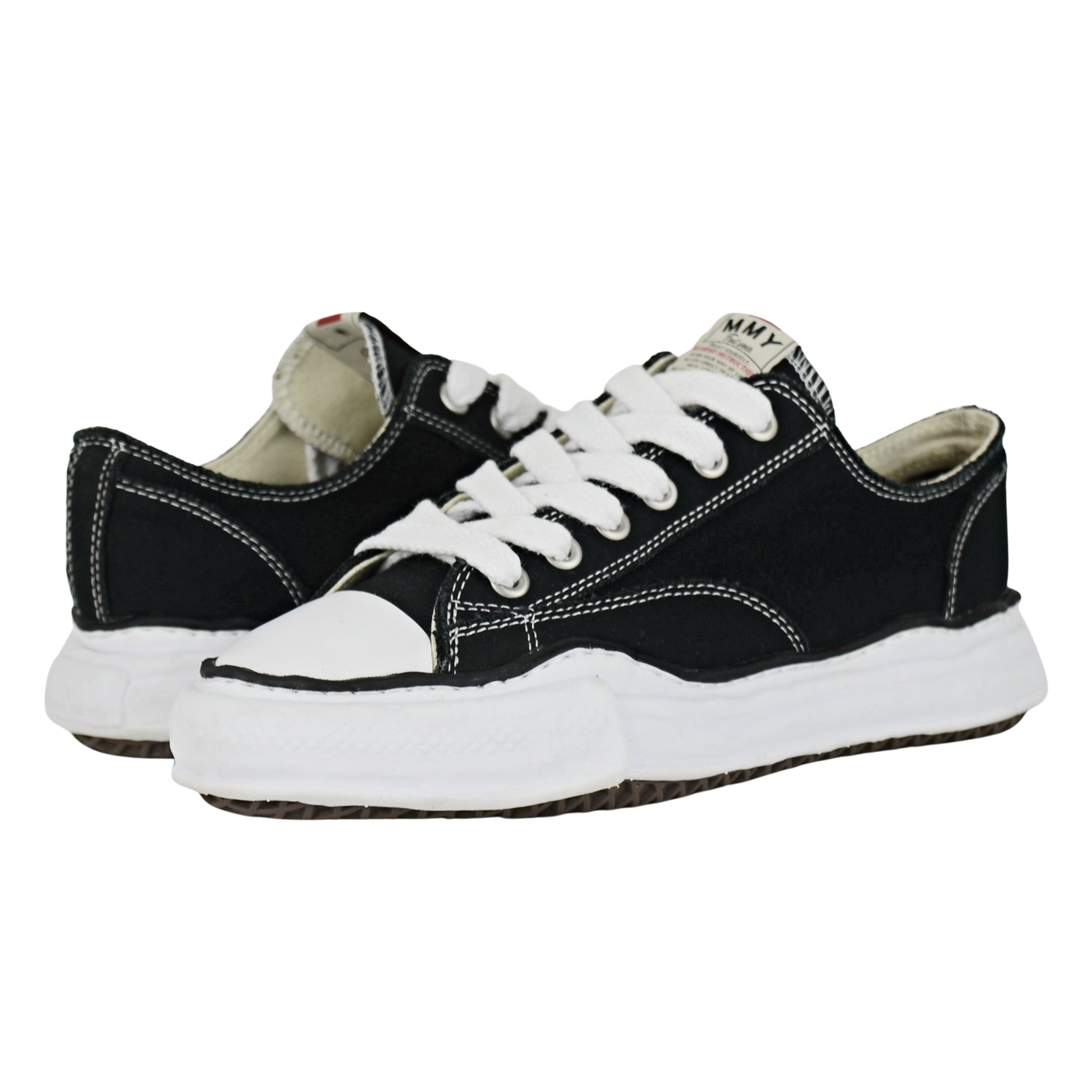 Maison Mihara Yasuhiro Peterson Low | Black & White | Size 10