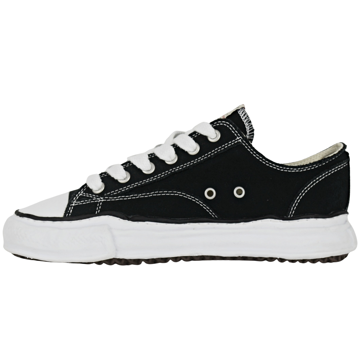 Maison Mihara Yasuhiro Peterson Low | Black & White | Size 10