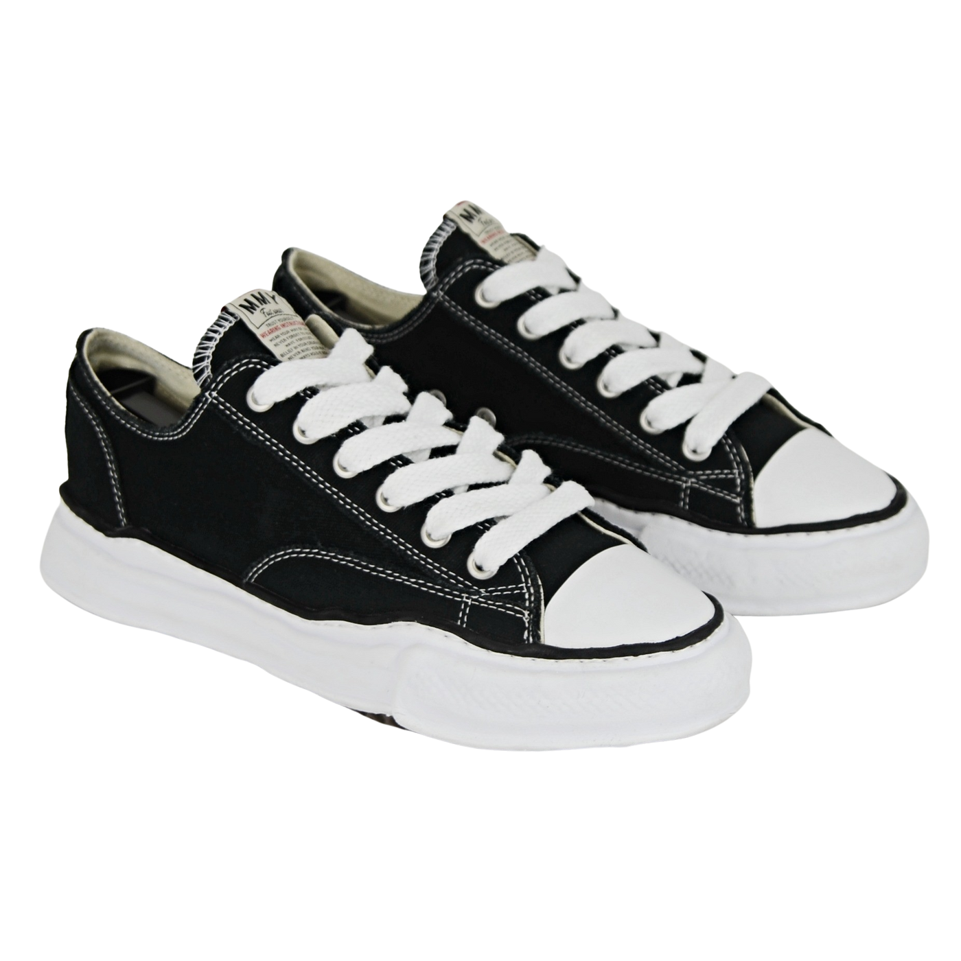 Maison Mihara Yasuhiro Peterson Low | Black & White | Size 10