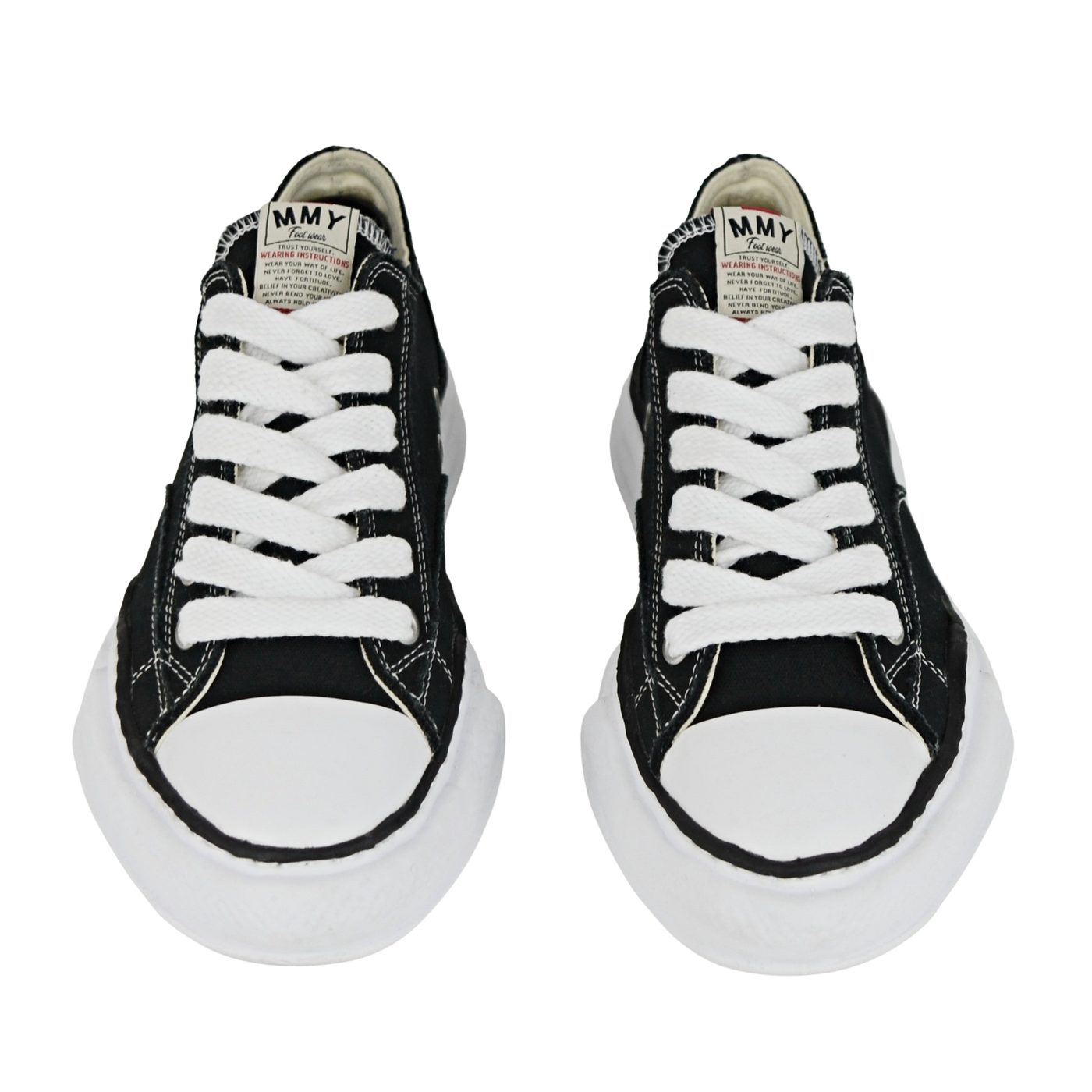 Maison Mihara Yasuhiro Peterson Low | Black & White | Size 10