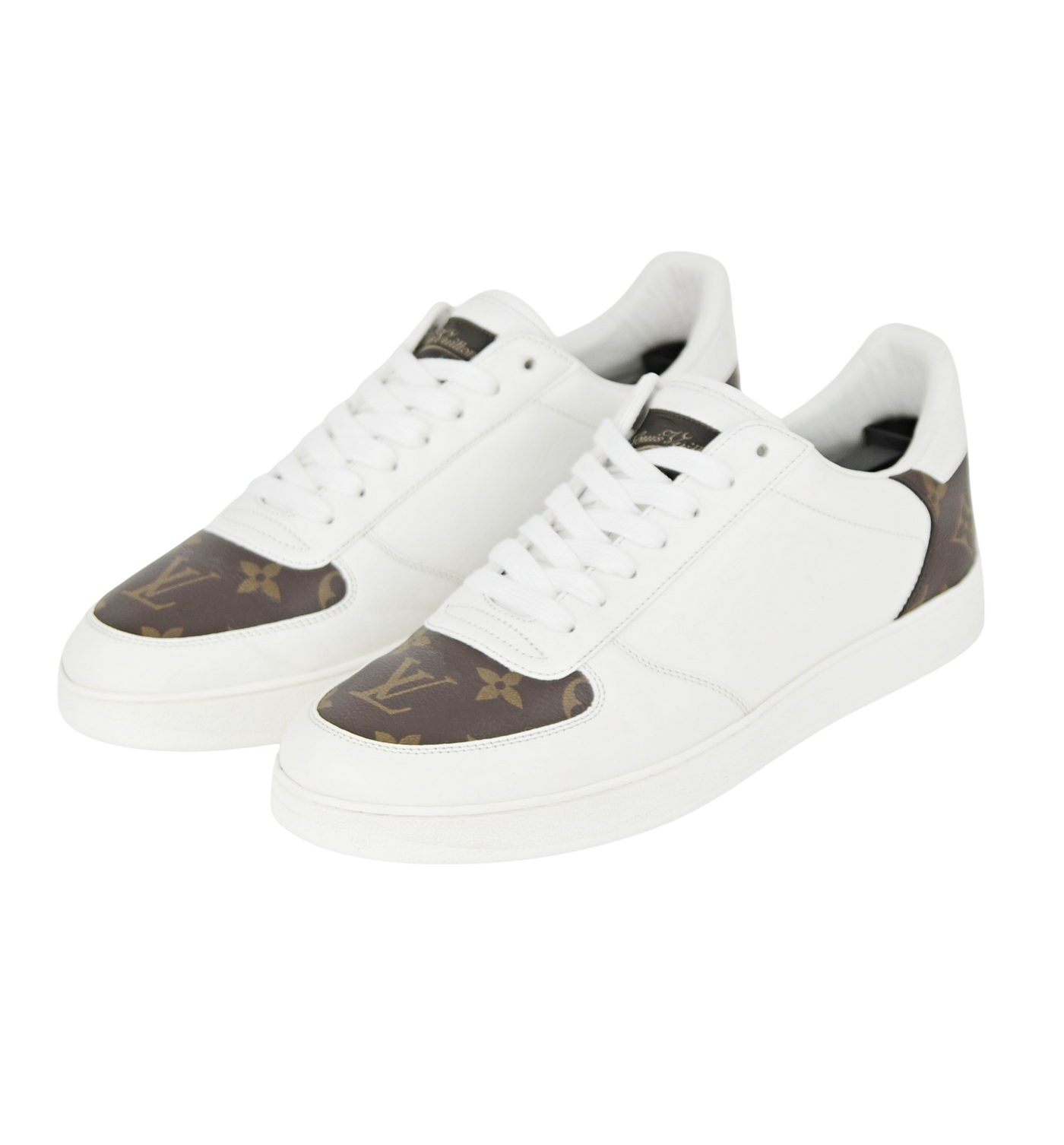 LOUIS VUITTON Rivoli | White & Brown  | SIZE 7