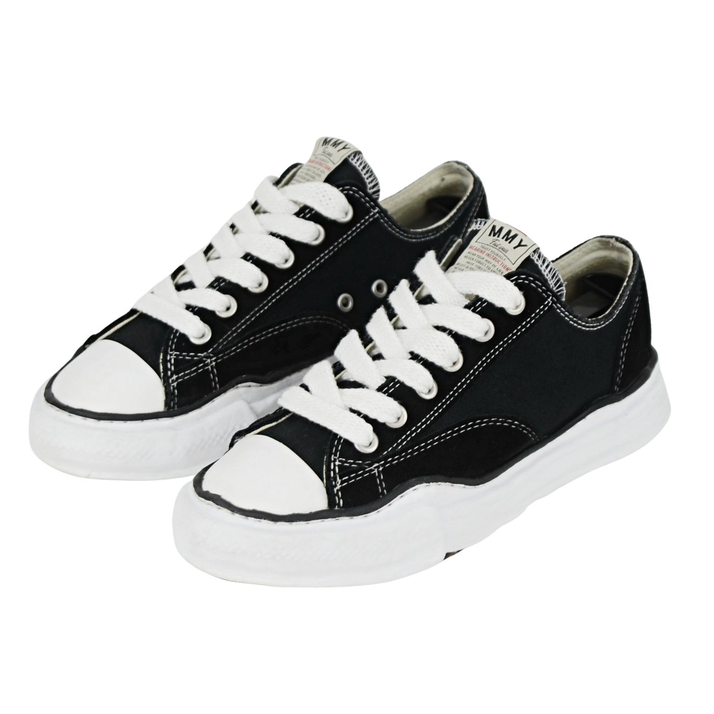 Maison Mihara Yasuhiro Peterson Low | Black & White | Size 7