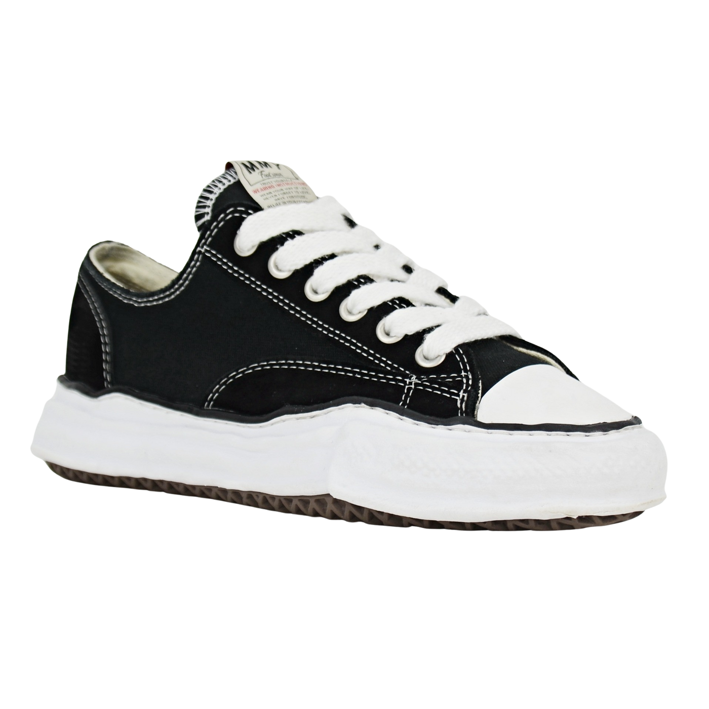 Maison Mihara Yasuhiro Peterson Low | Black & White | Size 7