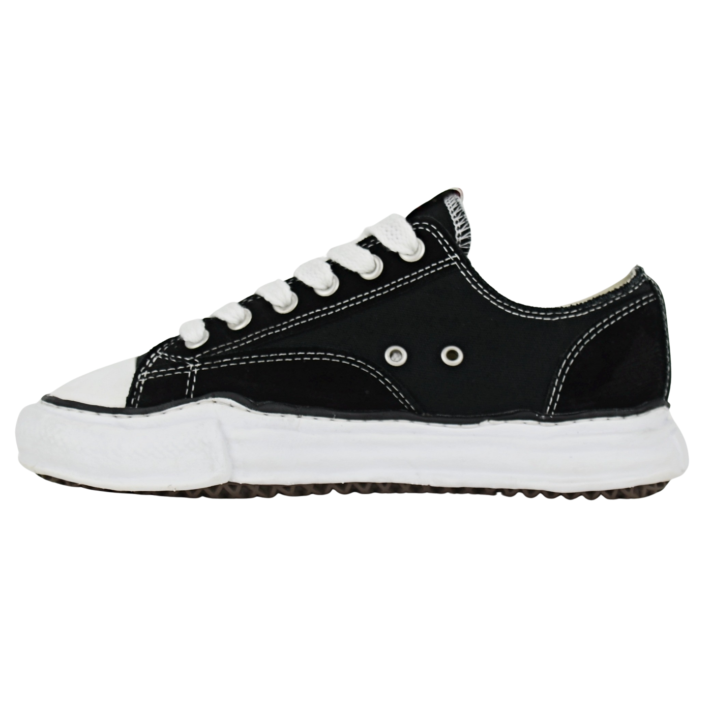 Maison Mihara Yasuhiro Peterson Low | Black & White | Size 7