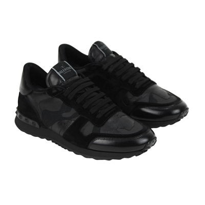 Valentino Rock Runner | Black Camo | Size 7