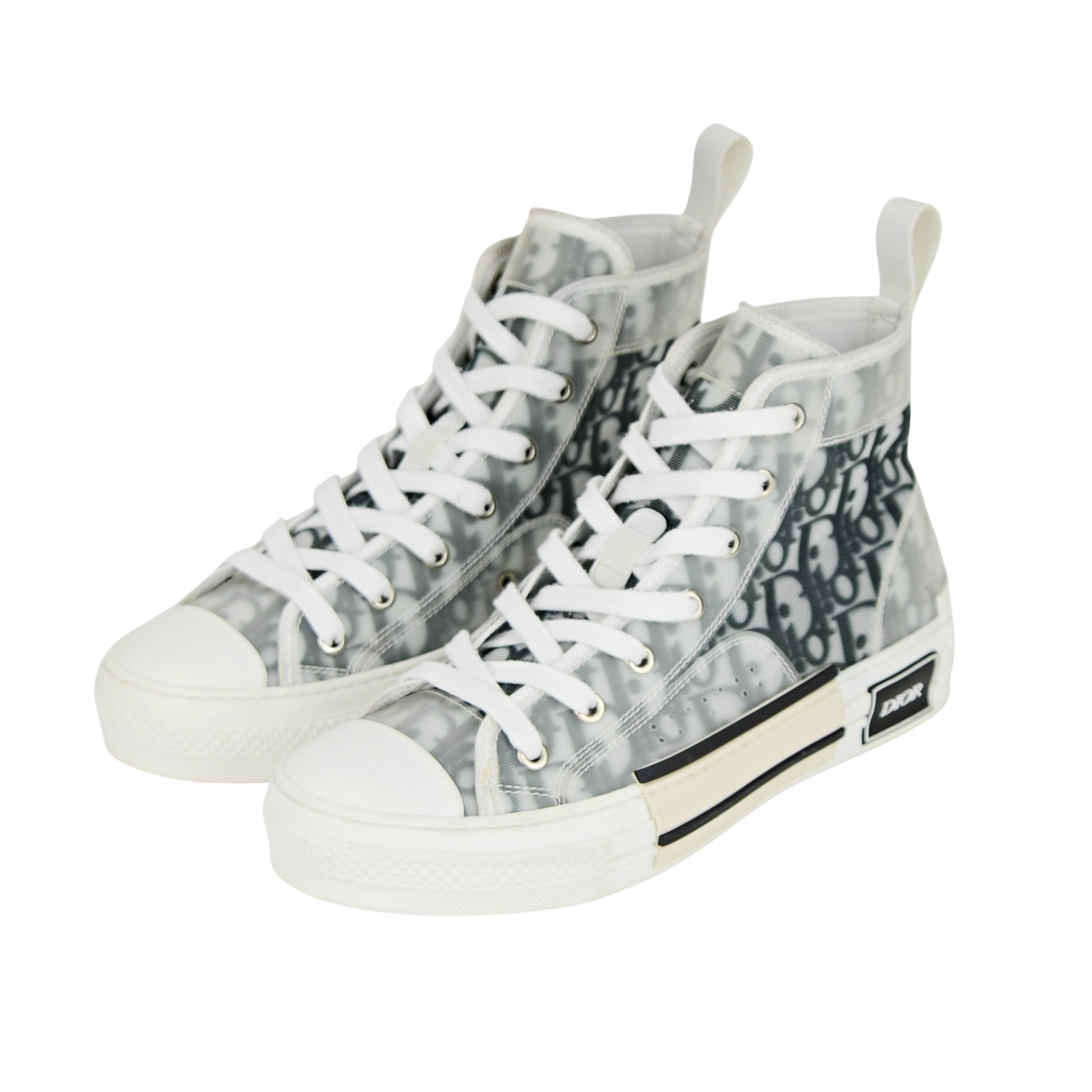 Womens Dior B23 | Grey & White Oblique | Size 5.5