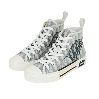 Womens Dior B23 | Grey & White Oblique | Size 5.5