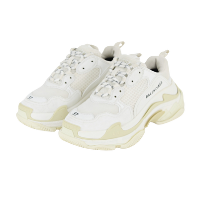 Womens Balenciaga Triple S | White | Size 4