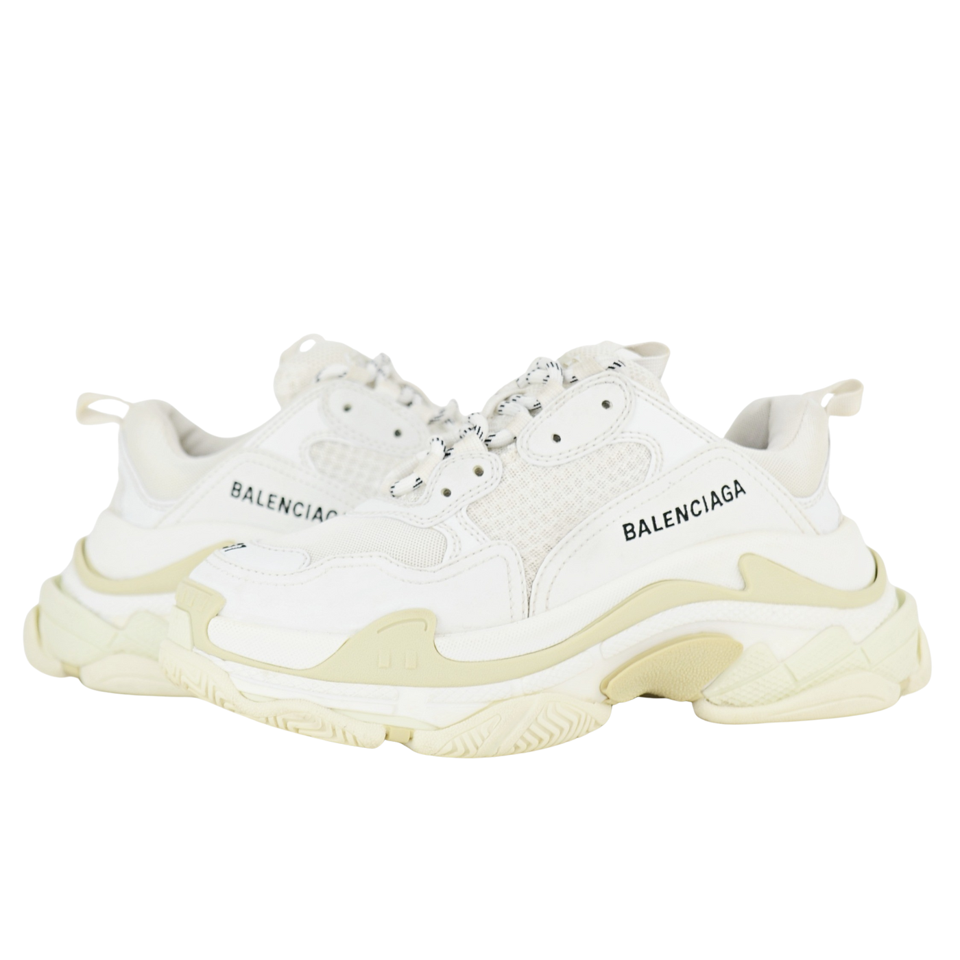 Womens Balenciaga Triple S | White | Size 4