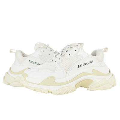 Womens Balenciaga Triple S | White | Size 4