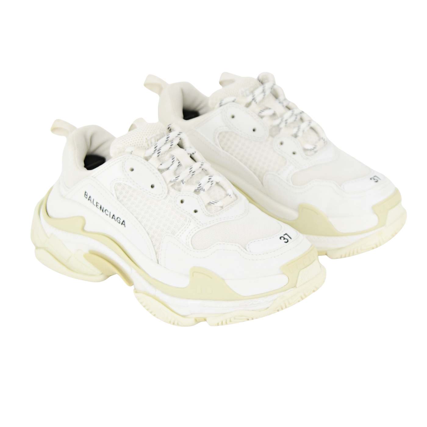 Womens Balenciaga Triple S | White | Size 4