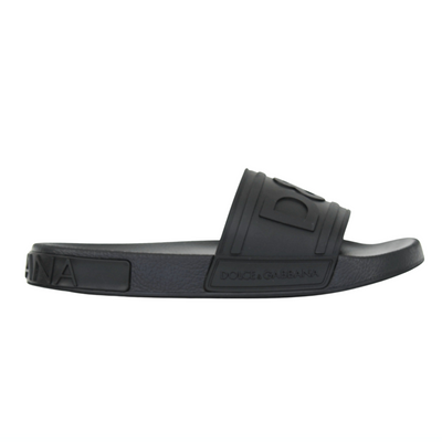 Dolce & Gabbana Logo Sliders | BLACK | SIZE 7