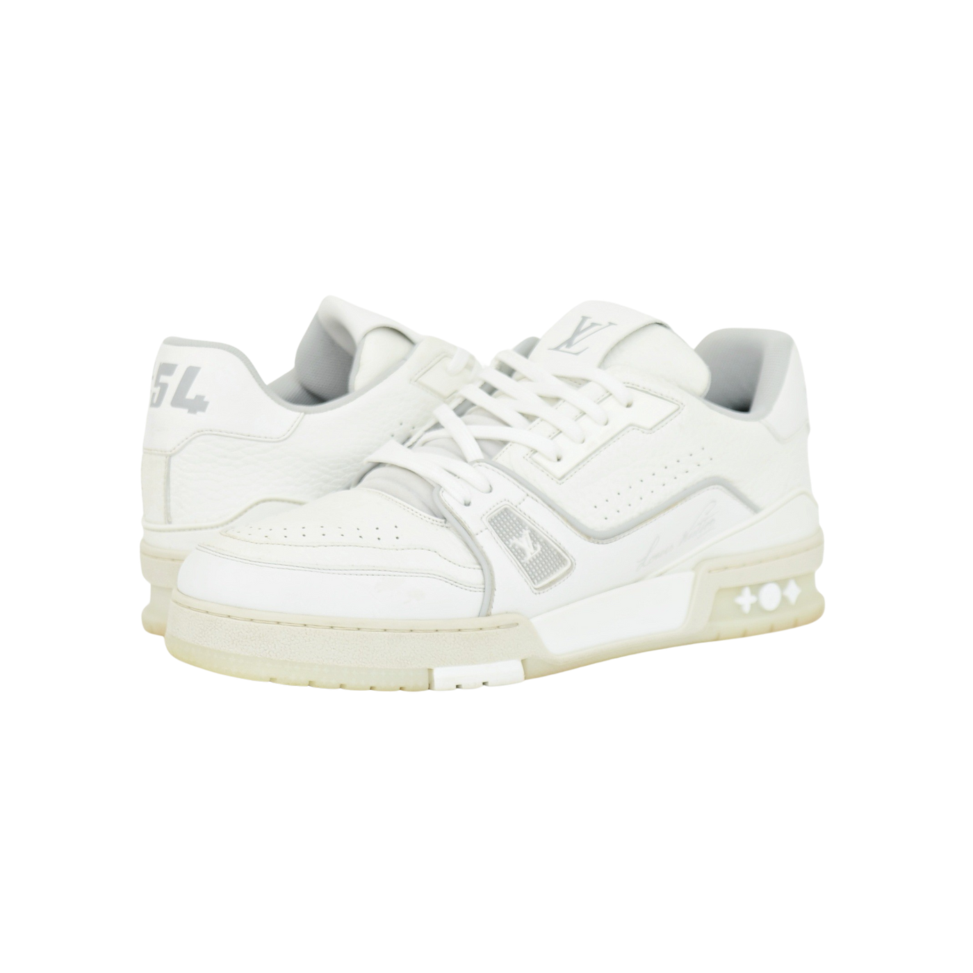 LOUIS VUITTON LV TRAINERS | WHITE | SIZE 7.5