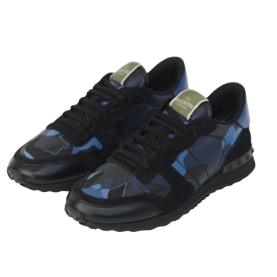 Valentino Rock Runner | Black & Blue | Size 7