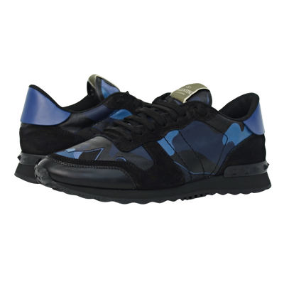 Valentino Rock Runner | Black & Blue | Size 7