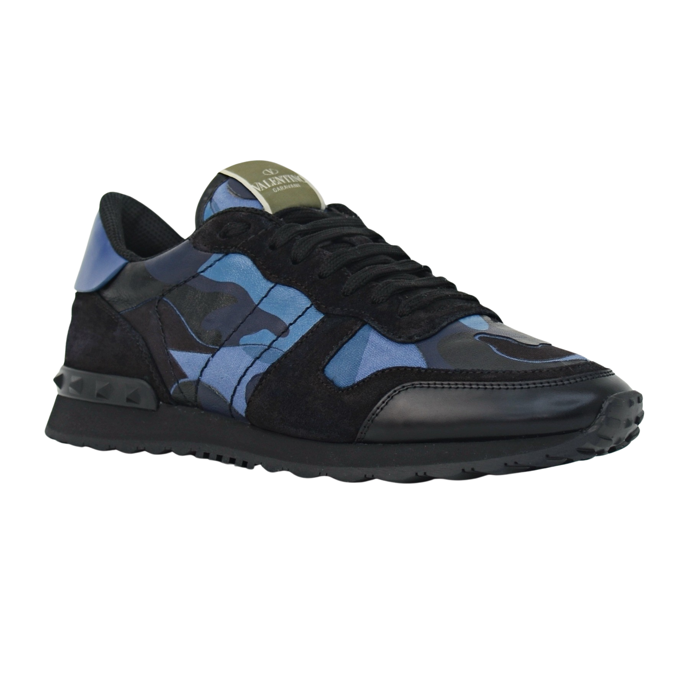 Valentino Rock Runner | Black & Blue | Size 7