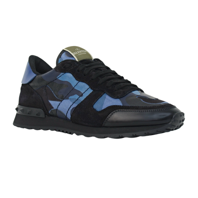 Valentino Rock Runner | Black & Blue | Size 7