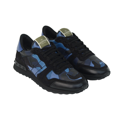 Valentino Rock Runner | Black & Blue | Size 7