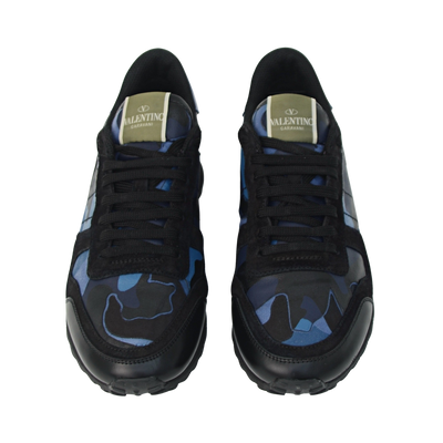 Valentino Rock Runner | Black & Blue | Size 7